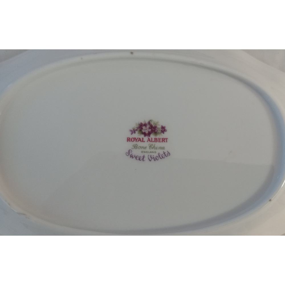 Vintage Royal Albert Sweet Violets Trinket Dish Tray - Picture 6 of 6